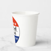 郵便で投票した 紙コップ (左)