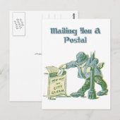 郵便で送るかどうか！ ポストカード (正面/裏面)