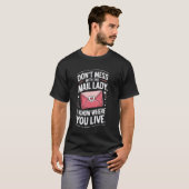 郵便のお姉さんに手を出すな Tシャツ (正面フル)