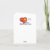 郵便の鷹のクリスマスカード シーズンカード (裏面)