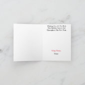 郵便の鷹のクリスマスカード シーズンカード (内部)