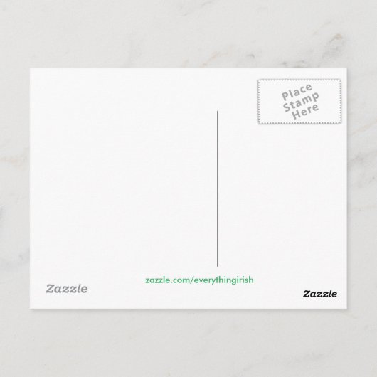 郵便はがきのためのアイルランドのイメージ ポストカード (裏面)