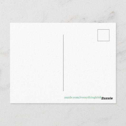 郵便はがきのためのアイルランドのイメージ ポストカード (裏面)