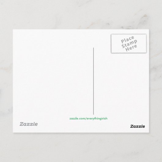 郵便はがきのためのアイルランドのイメージ ポストカード (裏面)