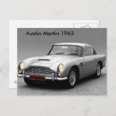郵便はがきのためのクラシックな車のイメージ ポストカード (正面/裏面)