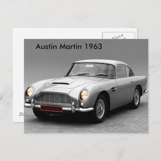 郵便はがきのためのクラシックな車のイメージ ポストカード (正面/裏面)