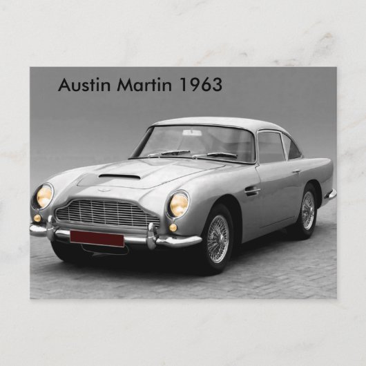 郵便はがきのためのクラシックな車のイメージ ポストカード (正面)