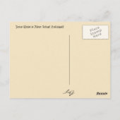 郵便はがきのイエス・キリストの空の墓 ポストカード (裏面)