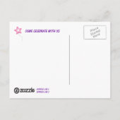 郵便はがきのテンプレートのお祝い インビテーションポストカード (裏面)