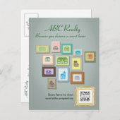 郵便はがきのテンプレートABCの不動産 ポストカード (正面/裏面)