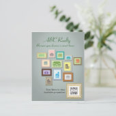 郵便はがきのテンプレートABCの不動産 ポストカード (スタンド正面)