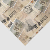 郵便はがきのパリのフランスのなティッシュペーパー 薄葉紙 (詳細)