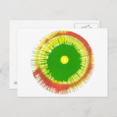 郵便はがきの回転の芸術 ポストカード (正面/裏面)