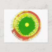 郵便はがきの回転の芸術 ポストカード (正面)