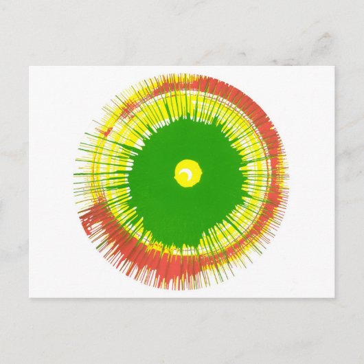 郵便はがきの回転の芸術 ポストカード (正面)