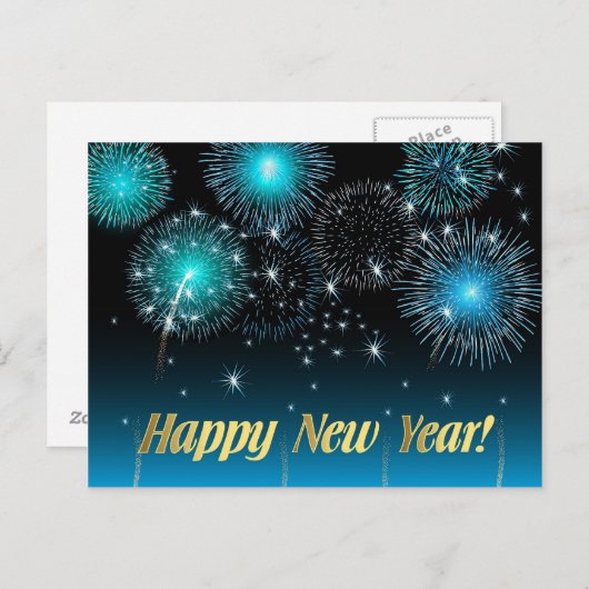 郵便はがきの明けましておめでとう シーズンポストカード (正面/裏面)