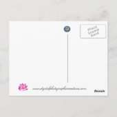 郵便はがきの花柄の共通Hyacinth ポストカード (裏面)