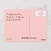 郵便はがきはルート66のレトロのスタイルのあなたの蹴りを得ます ポストカード (裏面)