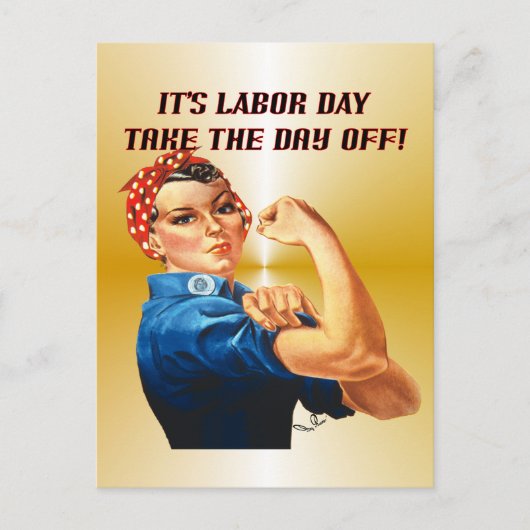 郵便はがきは休みをとります ポストカード (正面)