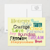 郵便はがきをインスパイア ポストカード (正面/裏面)