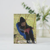 郵便はがきを恋しく思います ポストカード (スタンド正面)