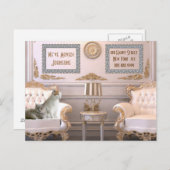 郵便はがきを移転しパーソナライズされたた 案内ポストカード (正面/裏面)