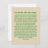 -郵便はがきを非常に敢えてすること 案内ポストカード (正面/裏面)