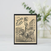 郵便はがきヴィンテージのボストンアートワーク40 ポストカード (スタンド正面)