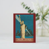 郵便はがきヴィンテージの自由の女神 ポストカード (スタンド正面)