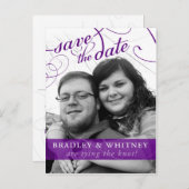 "郵便はがき縦のテンプレート" 案内ポストカード (正面/裏面)