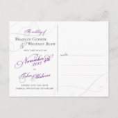 "郵便はがき縦のテンプレート" 案内ポストカード (裏面)