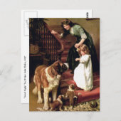 郵便はがき:  おやすみなさい-サンベルナール峠との… ポストカード (正面/裏面)