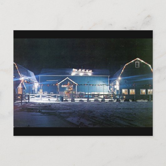 郵便はがき-クリスマス公園 シーズンポストカード (正面)