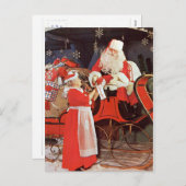 郵便はがき-サンタ夫人 シーズンポストカード (正面/裏面)
