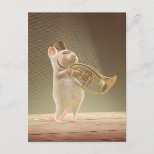 郵便はがき: "トランペット奏者" ポストカード (正面)