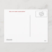 郵便はがき-バレンタインの愛小さい男の子の女の子のハート シーズンポストカード (裏面)