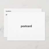 郵便はがき ポストカード (正面/裏面)