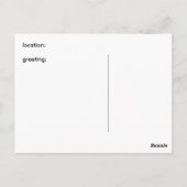 郵便はがき ポストカード (裏面)