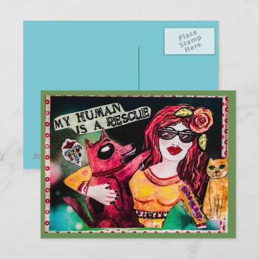 郵便はがき ポストカード (正面/裏面)