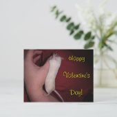 郵便はがき: マウスの抱擁バレンタイン シーズンポストカード (スタンド正面)