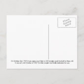 郵便はがき-メサアリゾナの寺院 案内ポストカード (裏面)