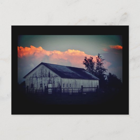 郵便はがき: 古い納屋 ポストカード (正面)
