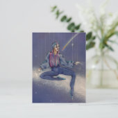 郵便はがき-宇宙パントマイム ポストカード (スタンド正面)