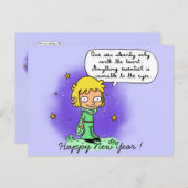 郵便はがき"小さい王子" シーズンポストカード (正面/裏面)