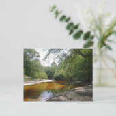 郵便はがき-川のくねり ポストカード (スタンド正面)