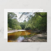 郵便はがき-川のくねり ポストカード (正面/裏面)