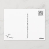 郵便はがき"幸せなPostcrossing! " ポストカード (裏面)