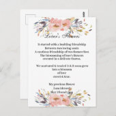 郵便はがき-恋人の花 ポストカード (正面/裏面)