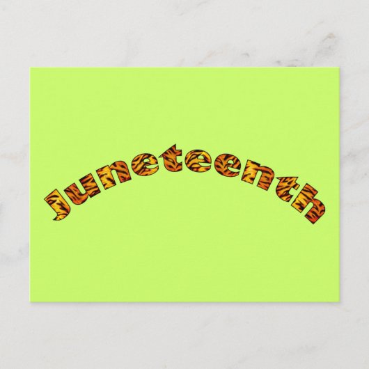 郵便はがき: Juneteenth ポストカード (正面)