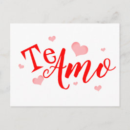 郵便はがき- Te Amo ポストカード